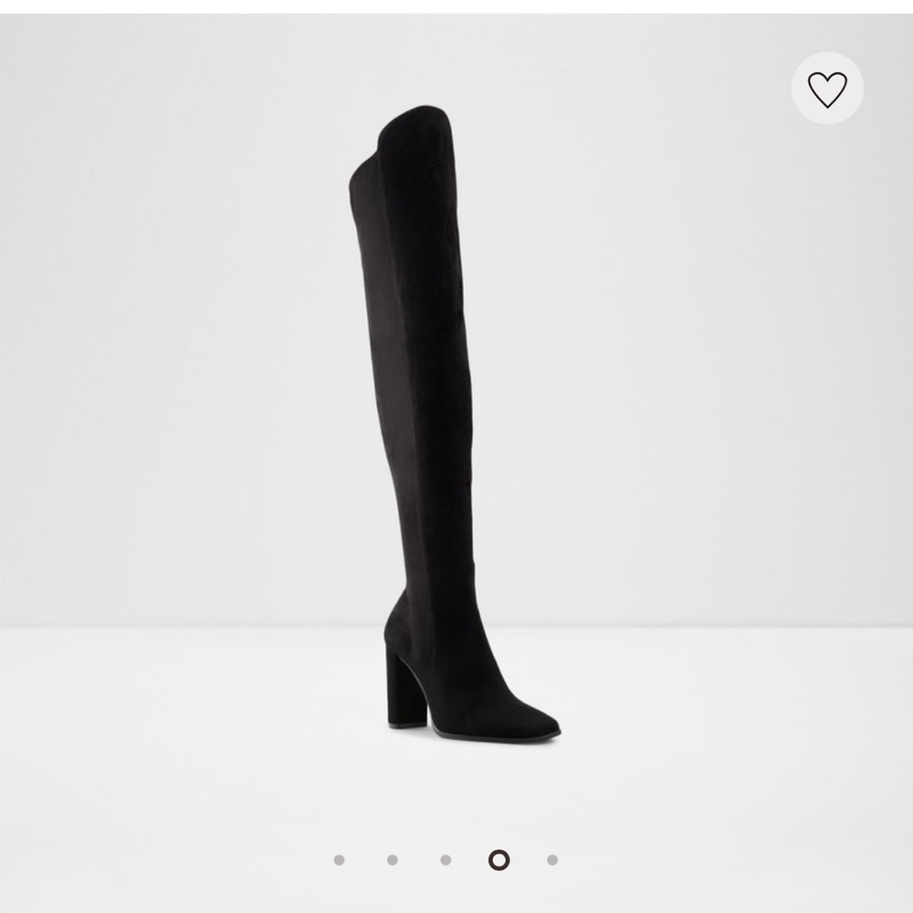 Choan black over the knee boots